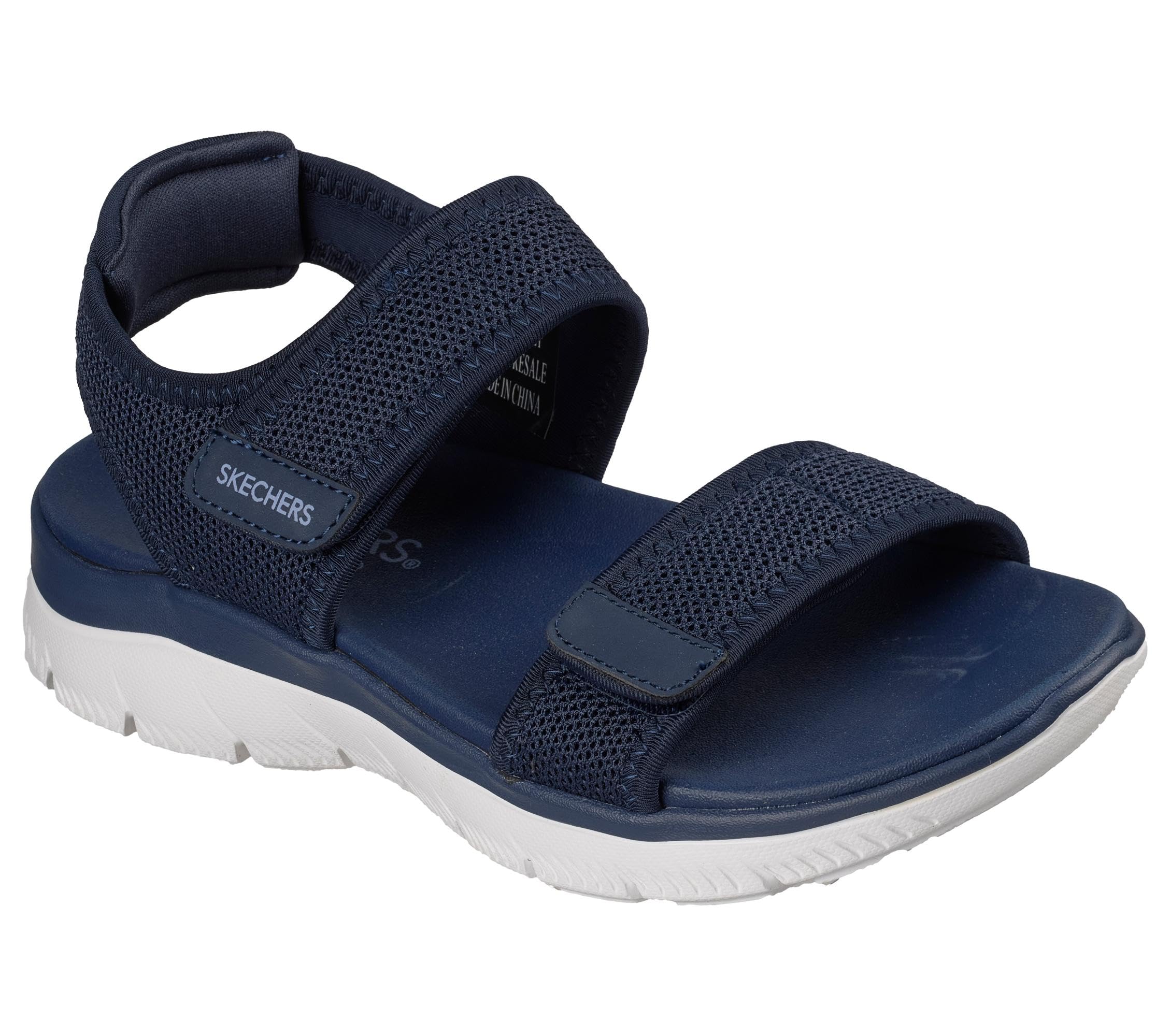 Skechers Women's Summits Sandal Cute Mark Trainers, Navy, 5 UK