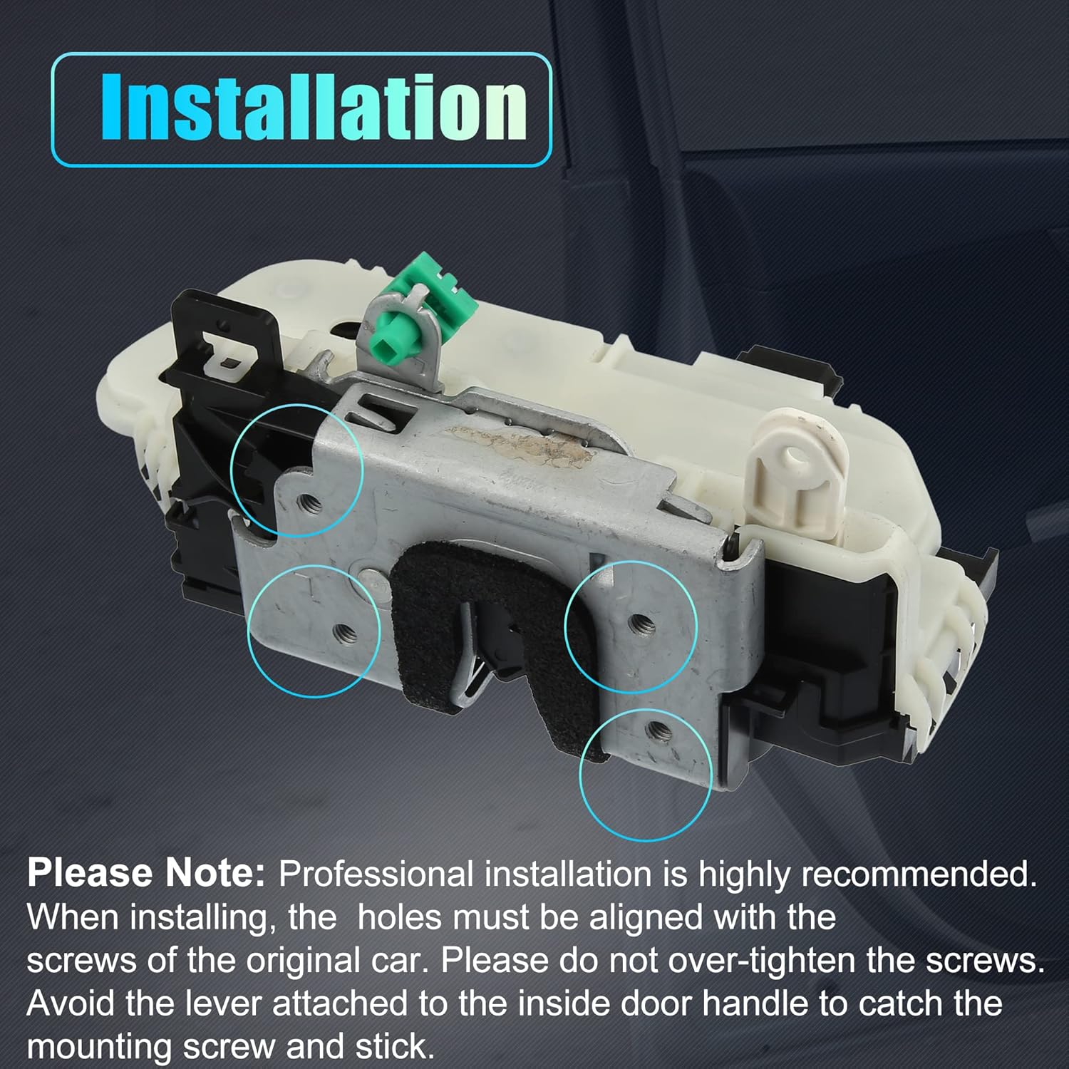 X AUTOHAUX Power Door Lock Actuator Motor Front Left Driver Side for Ford Focus 2008-2011 for Ford Explorer 2011-2019 9S4Z-5421813-A