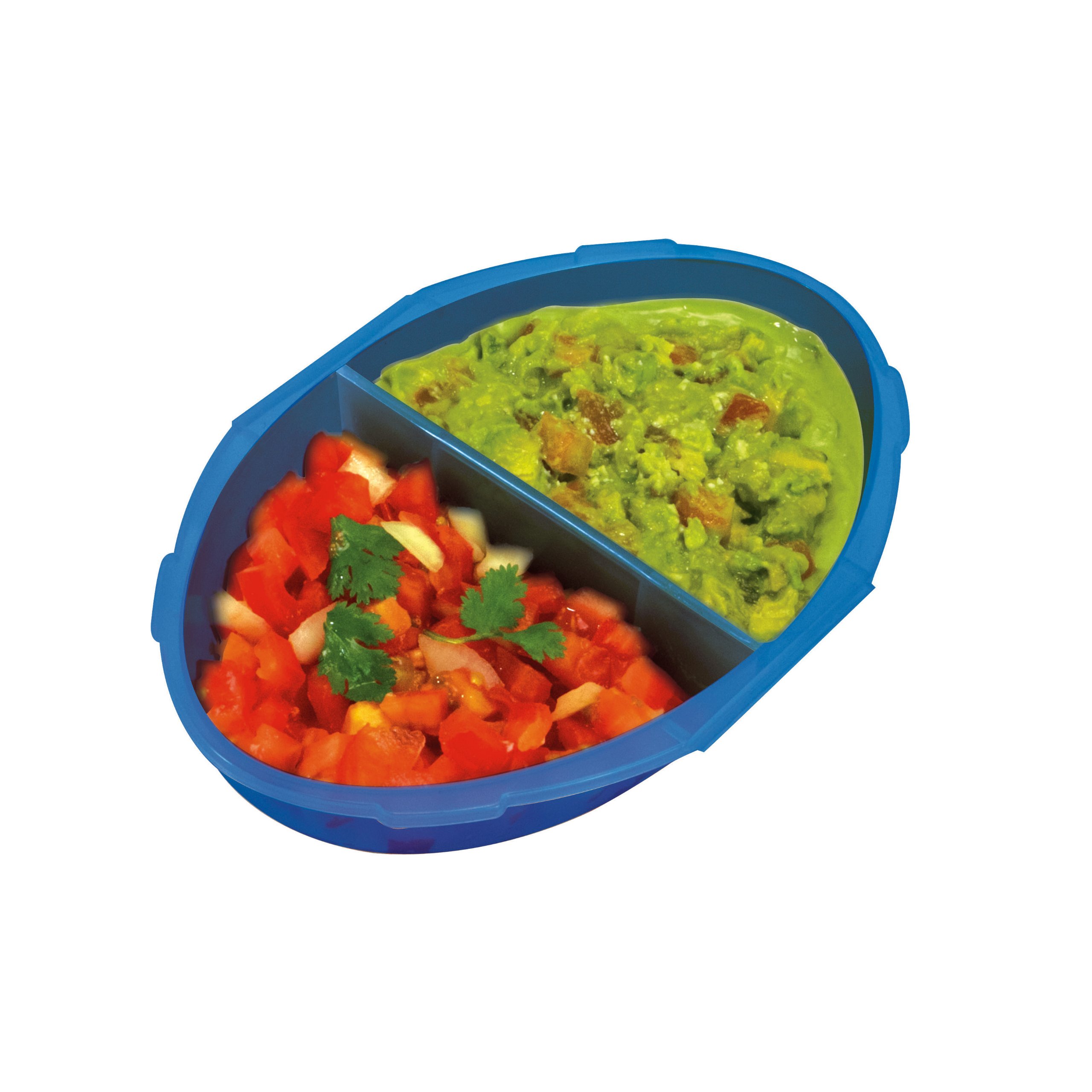 Evriholder Touch Down Chip and Dip Server, Blue