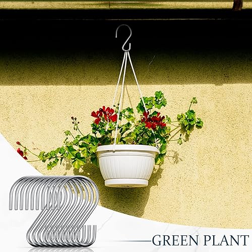 Miniatura 4 de Mini gancho en S de 1 pulgada de metal para colgar en forma de S gancho de alambre de hierro mini ganchos de almacenamiento para decoración del día