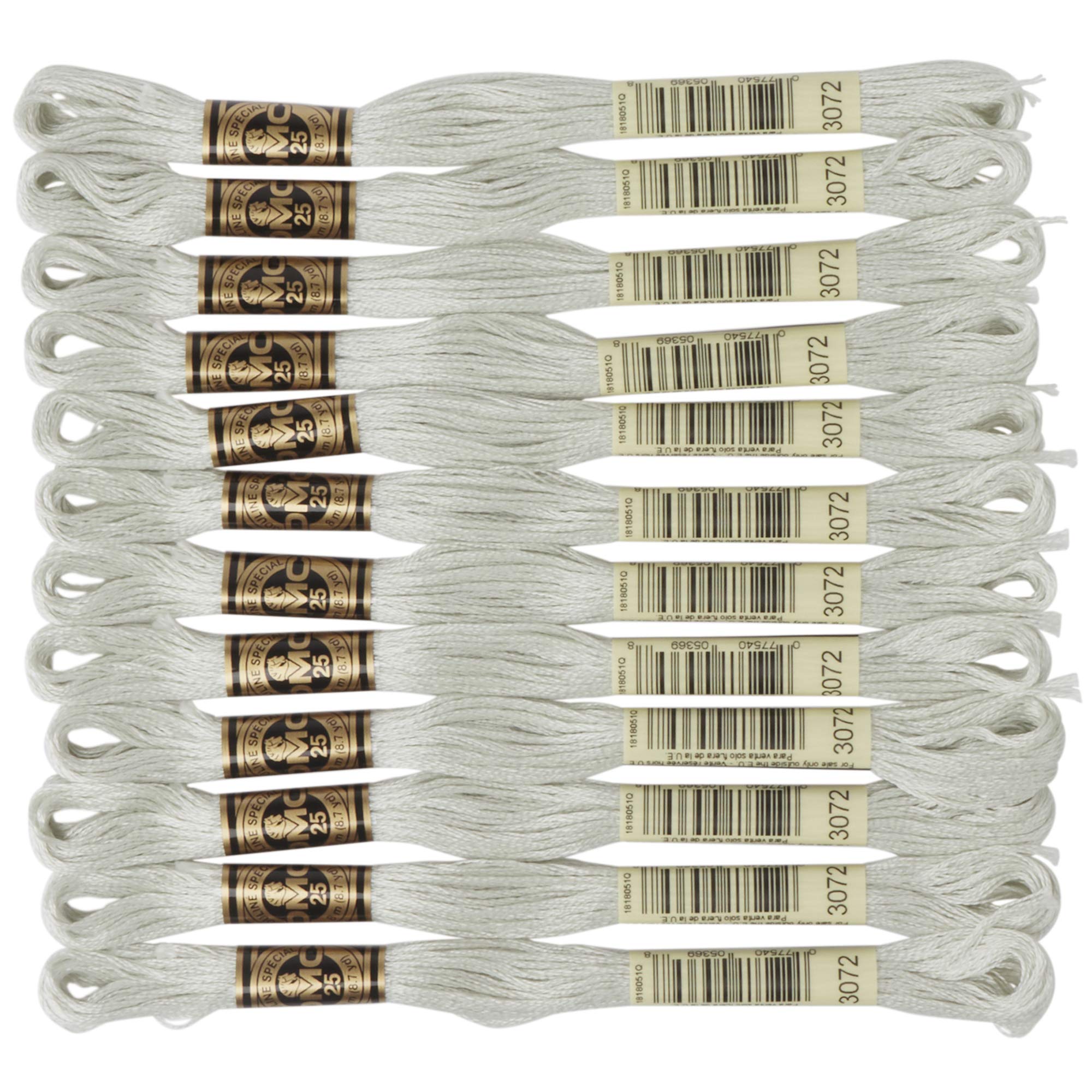 DMC 6-Strand Embroidery Cotton Floss, Very Light Beaver Grey