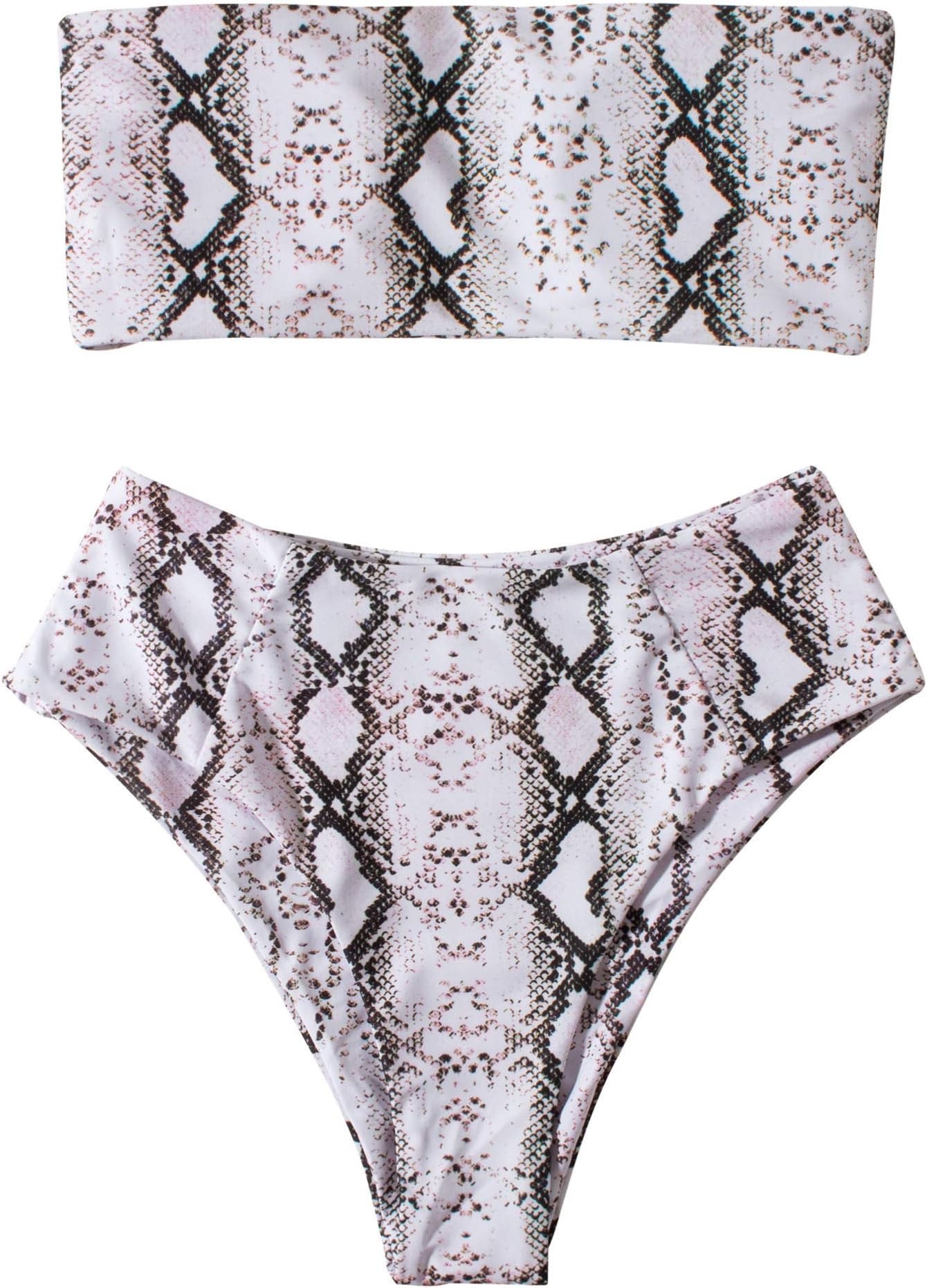 Women Bandeau Bikini Swimsuits Cheeky Off Shoulder Bathing Suit