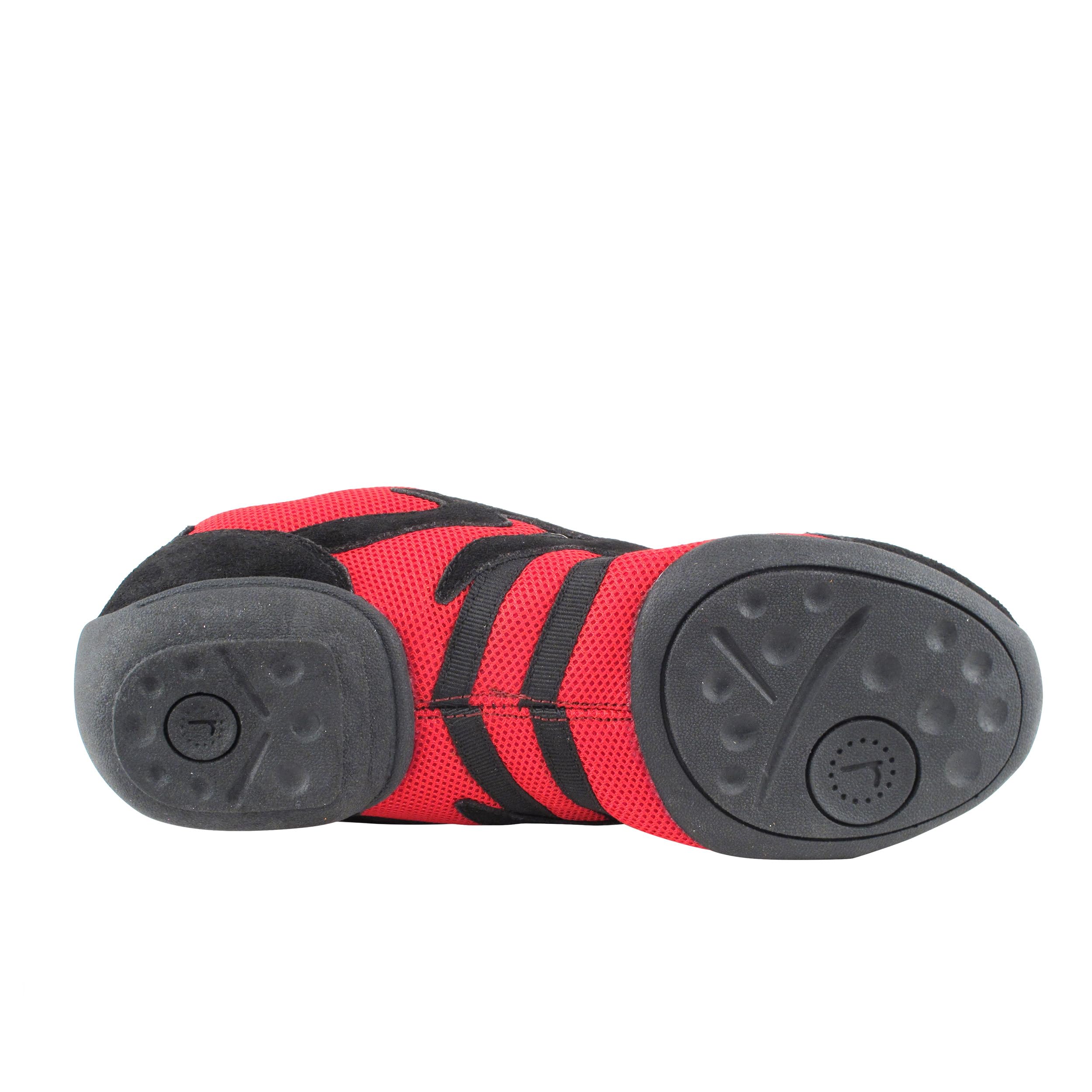 Very Fine Womens Dance Sneaker CLC012 Ballroom Latin Salsa Tango Swing Jazz Practice Bold Red 8 M