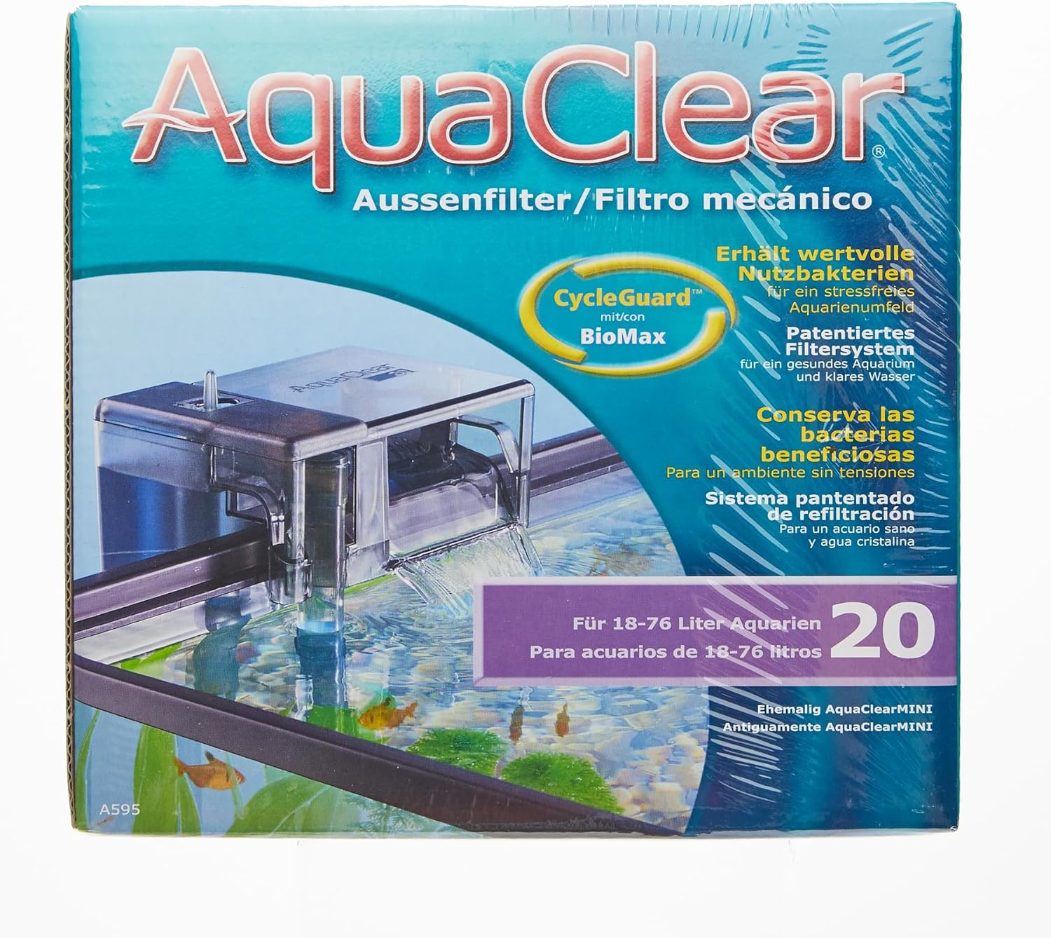 AquaClear 20 Gallon Power Fish Tank Filter