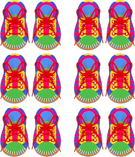 Miniatura 1 de ZAKVOOR Cordones de los zapatos que enhebran juguetes de enseñanza aprender a atar los cordones de los zapatos Kindergarten Early Educational Rope