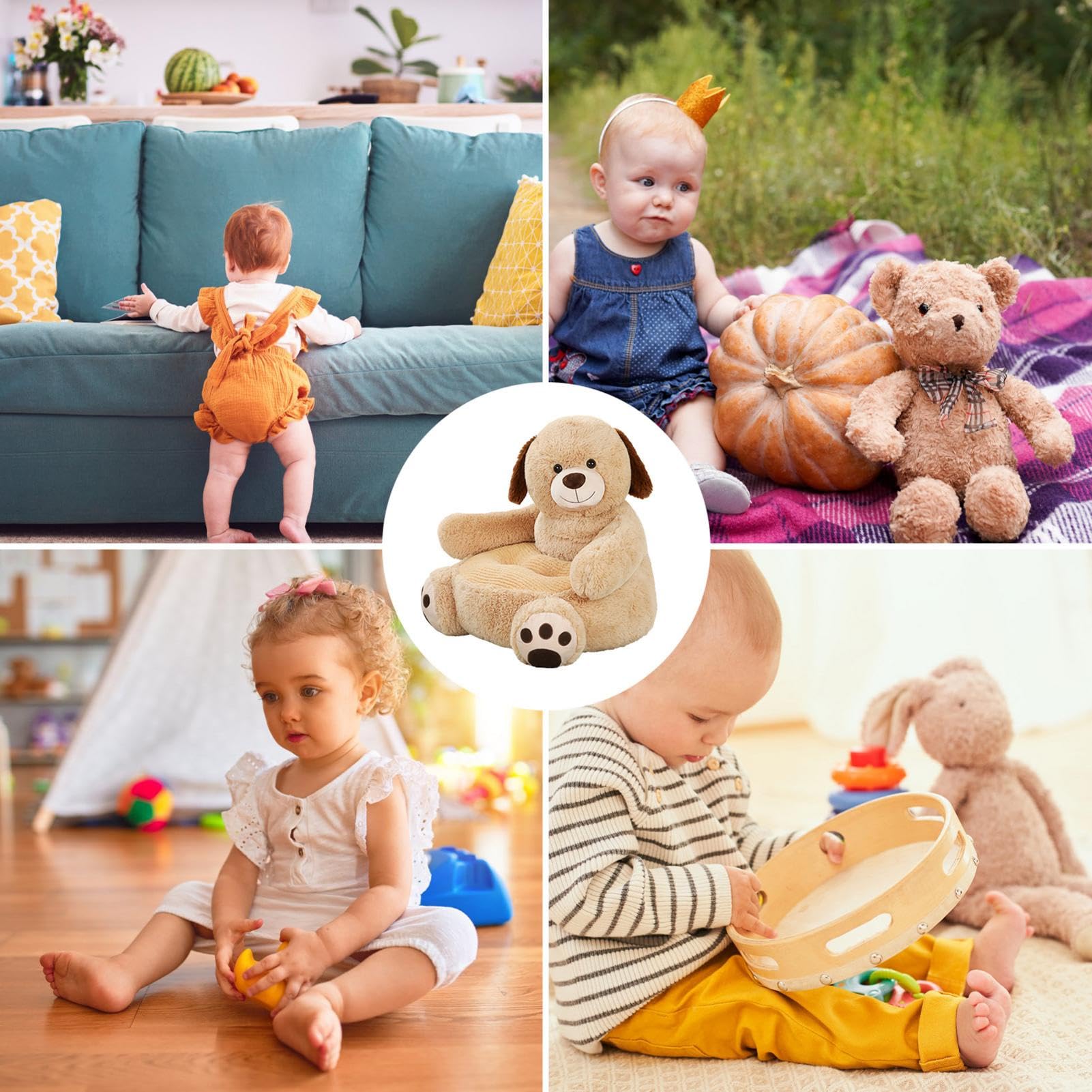 Sedia In Peluche Per Bambini, Copridivano In Peluche Poltrona Da Bambini Accessorio Decorativo, Cartoon Toddler Sedia Personaggio Peluche Bambini Sedia Comoda Mobili Cuscino Per Ragazzi E Ragazze