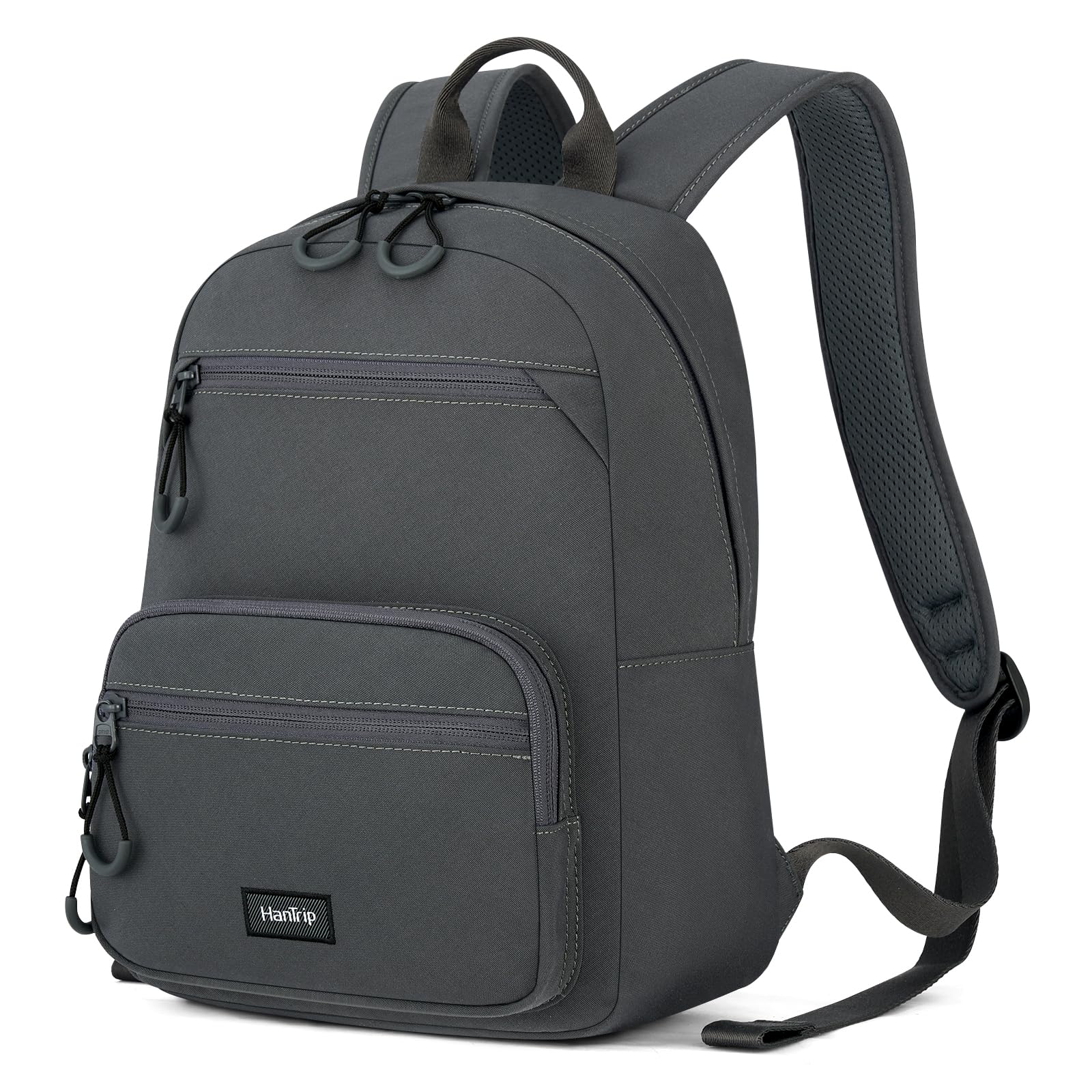 HanTrip Carry On Travel Backpack For Men Women, 13 Inch Small Mini Work Bag Personal Item Backpacks, Camping Back Pack Lightweight Hiking Daypack For