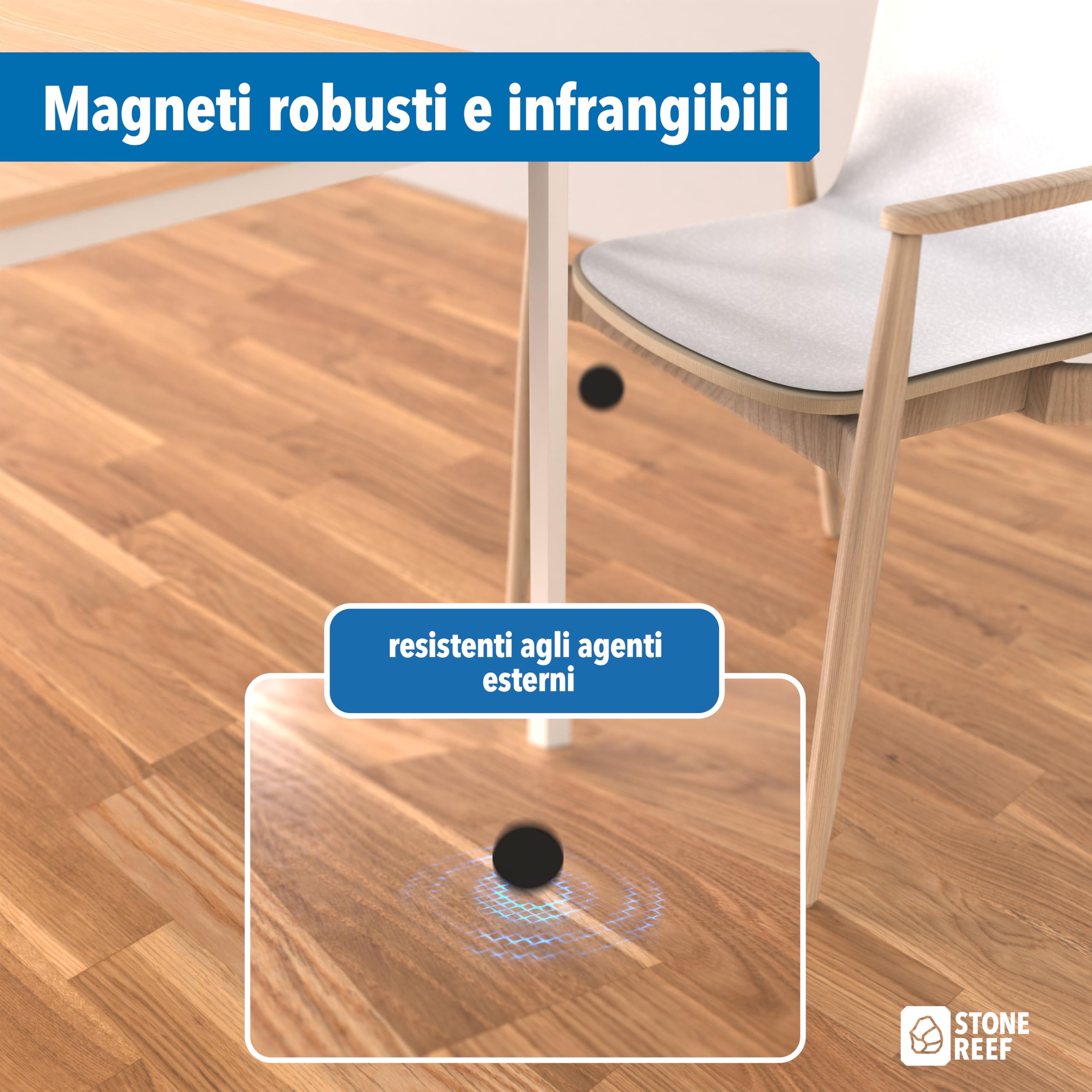 Set di magneti neri [65 pezzi – extra forti] resistenti al calore e alla corrosione – Magneti flessibili 17,6 mm x 4,9 mm – Durevole per interni ed esterni – ideale per casa, scuola, ufficio e