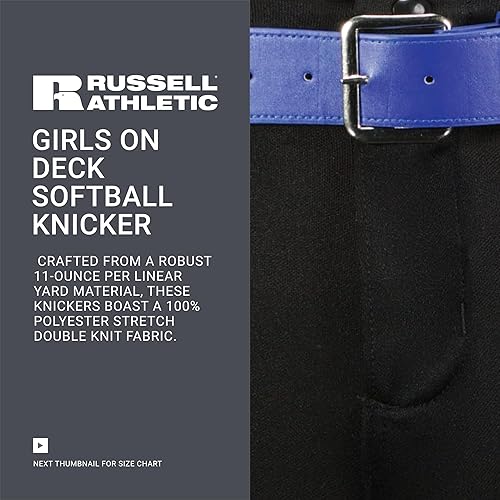 Miniatura 7 de Russell Athletic Braga de softbol para niñas