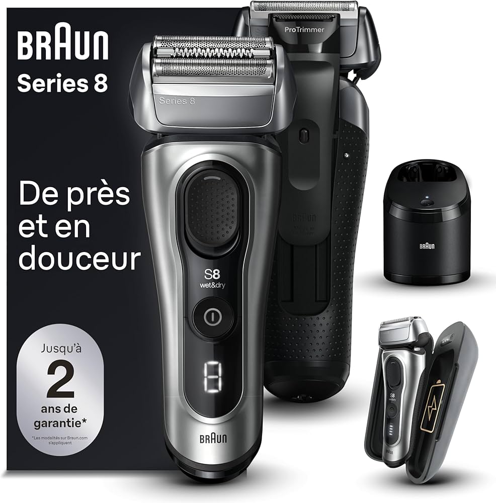 Braun Series 8 Electric Shaver for Men, with 4+1 Shaving Elements