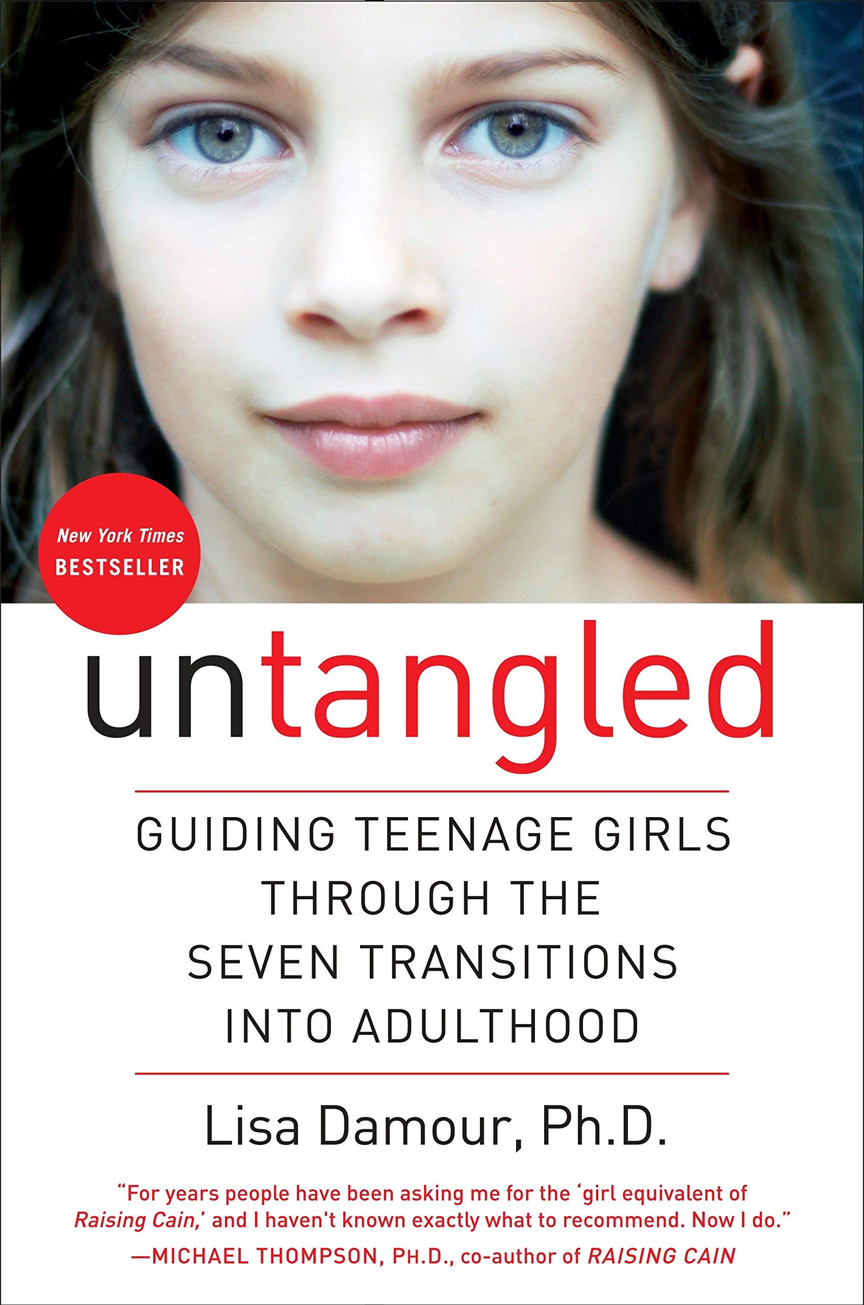 Decorative cover for the book Untangled by Lisa Damour | Mubboo