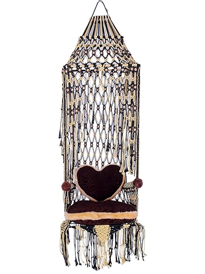 Aryan Jhula Hanging Home Swing (Set 2_135 cm X 57 cm X 43 cm)