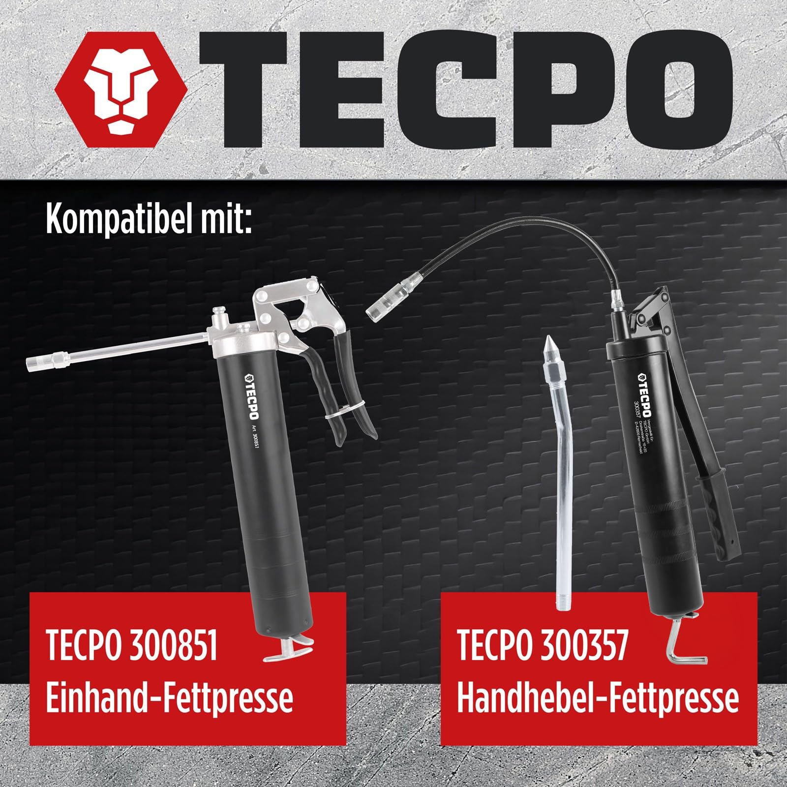 TECPO - Grasa universal multiusos (400 g), cartucho de grasa de litio, grasa universal, lubricación de coche, resistente al agua