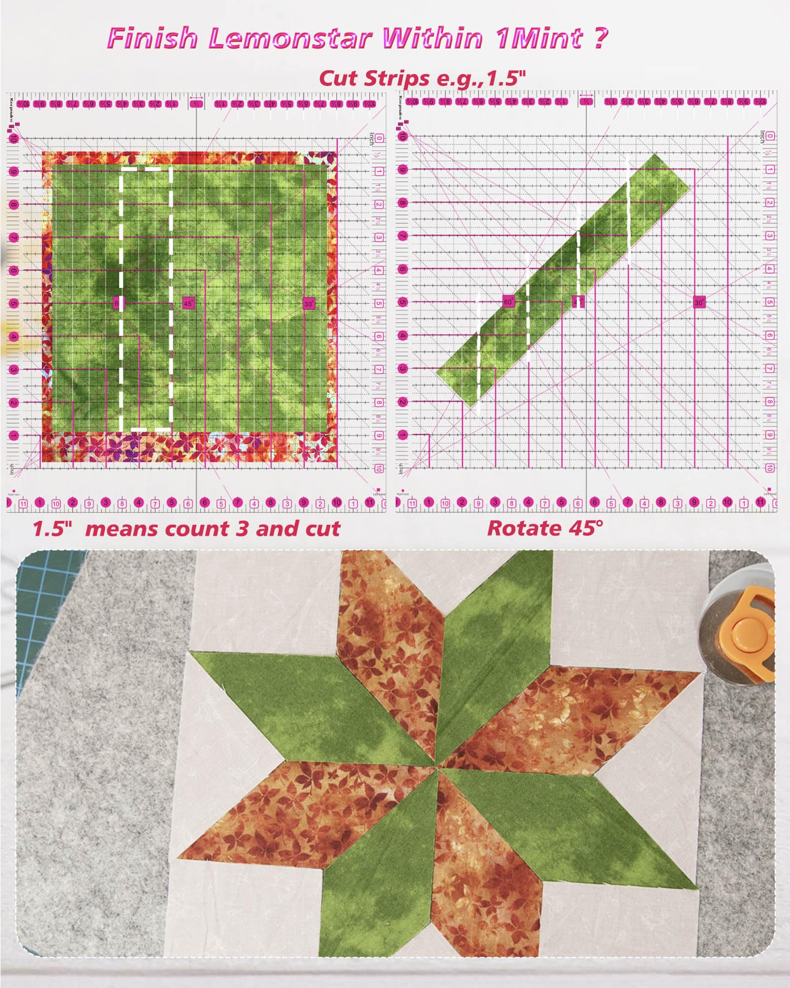 Quilting Ruler For Precise Fabric Cutting Quilt Rulers Quilting Sewing Tools DIY Sewing Measurement Template For Accurate Measurements And Easy Cutting Fabrics I4700264407
