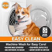 Vista 5 de K&H Pet Products Dog Cot Pad (Cot Sold Separately), Pillow-Top Comfort Bed for K&H XL Elevated Dog Beds, Soft & Fluffy, Secure Fit Straps, Machine