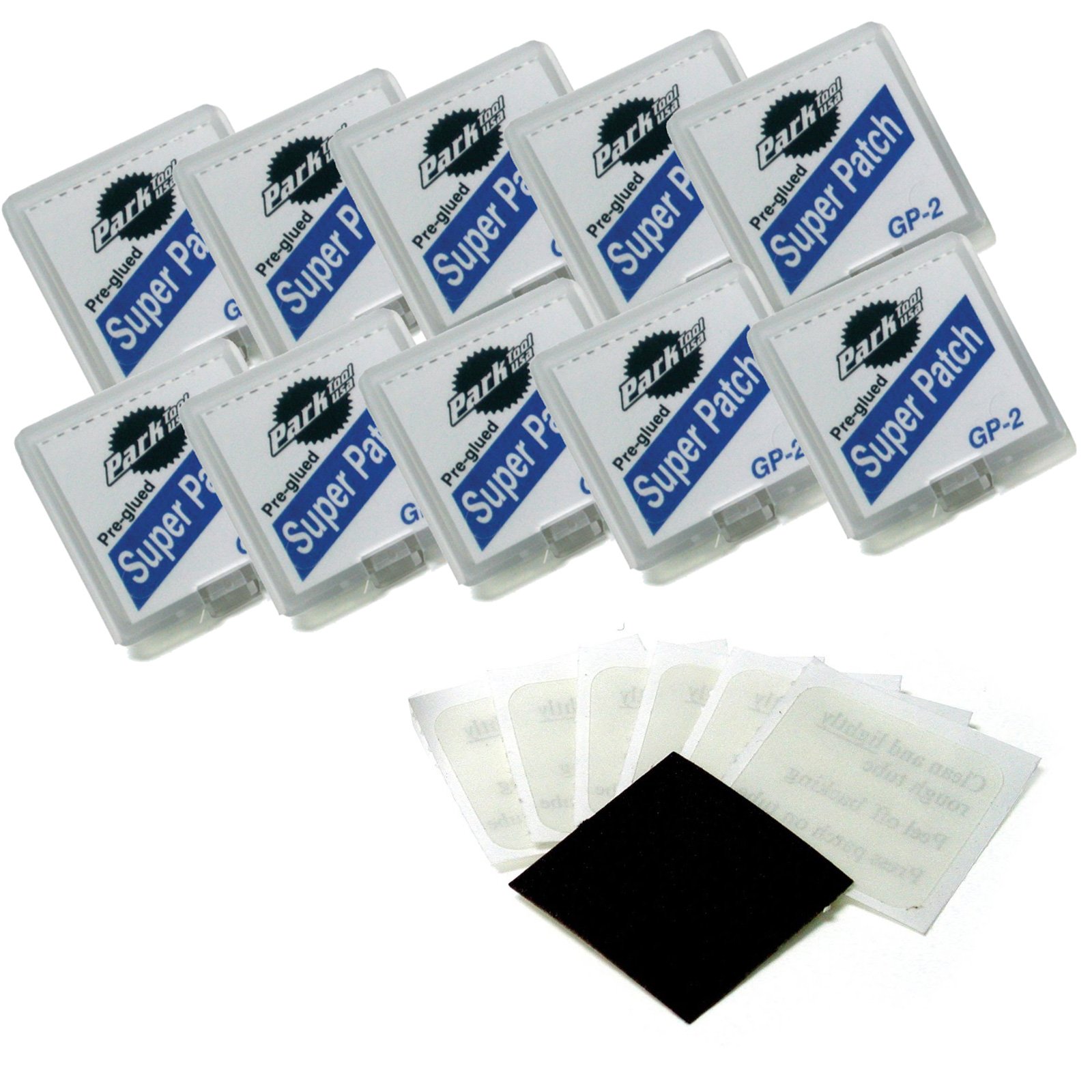 GP-2 Pre-Glued Super Patch Puncture Repair Kits (Pack of 10)