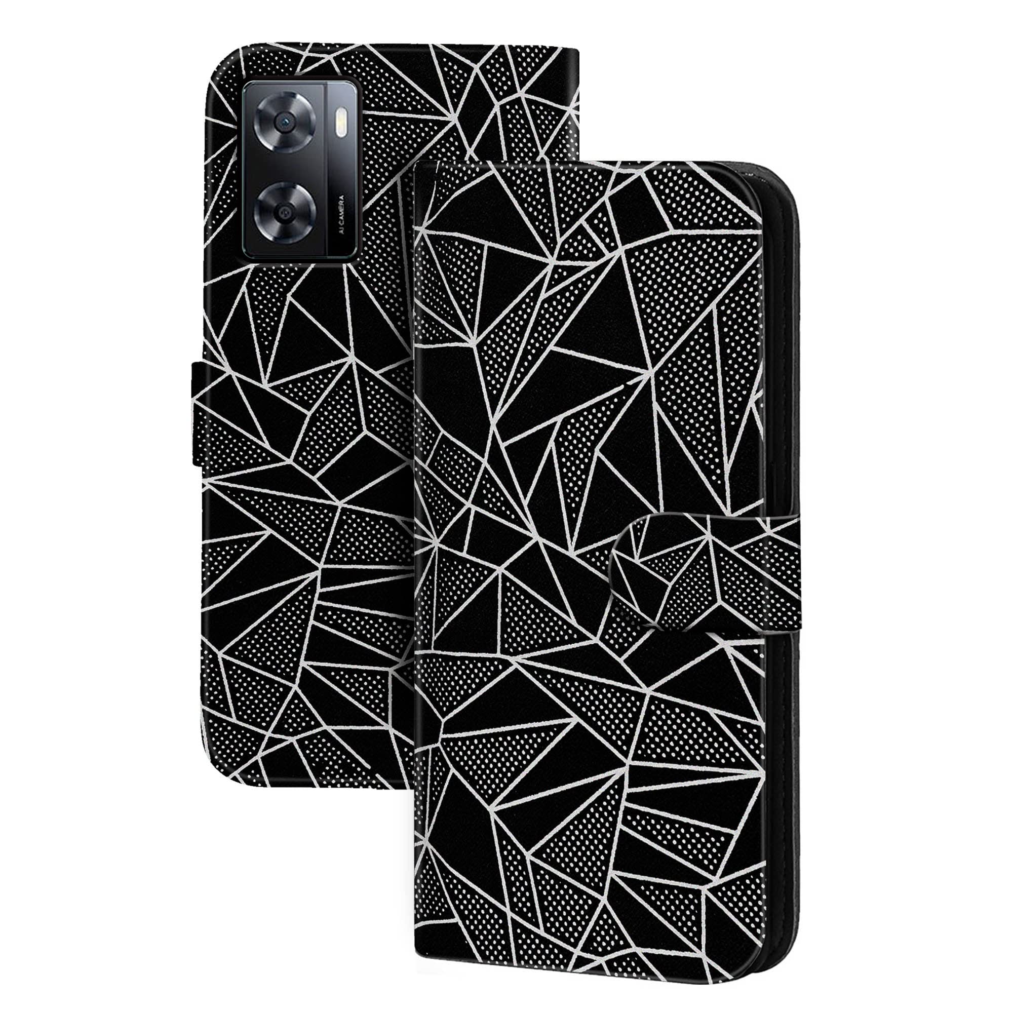 Knotyy Velvet Finish Faux Leather Flip Cover for Oppo A57 with Foldable Stand & Cards Slots - Black (B0B56XZKFX) Amazon Price History, Amazon Price Tracker
