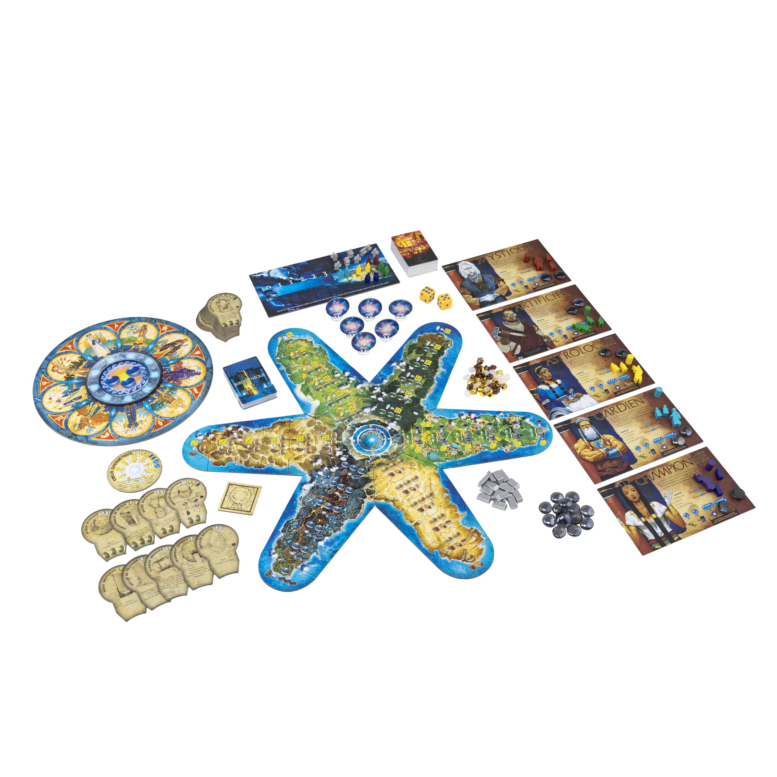 Lucky Duck Games | ATLANTIS RISING | Jeu de Société Coopératif Pour Adultes & Enfants dès 10 Ans | Sauvez Atlantis |Jeu de Stratégie & Gestion des Ressources | 1 à 7 Joueurs | 1 à 2H | En Français