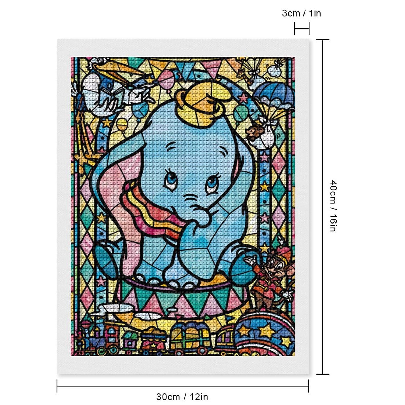 Amazon | ダンボダイヤモンドアート 5Dダイヤモンドアートキット