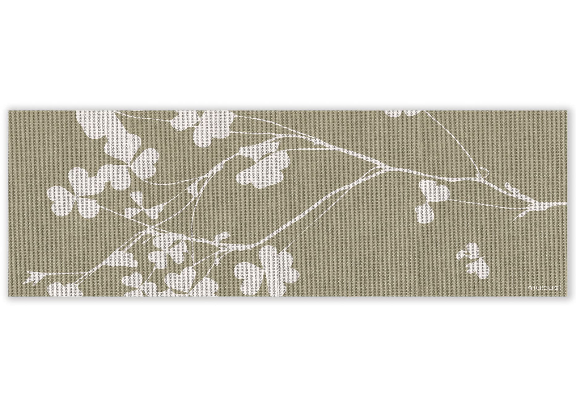 Tapis Vinyle du Sol Cuisine Salon - Différentes Tailles - (Pétales 50x150 cm)