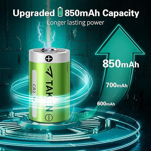 Miniatura 3 de CR2 - Batería de litio de 3 V batería CR2 tomada para telémetro de golf mini 25 mini 50 monitor de bebé linterna sistemas de alarma paquete de 12