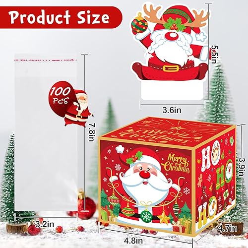 Miniatura 5 de Meiidoshine Caja de dinero de Navidad para regalo en efectivo, soporte sorpresa para dinero en efectivo para niños y adultos, caja de dinero