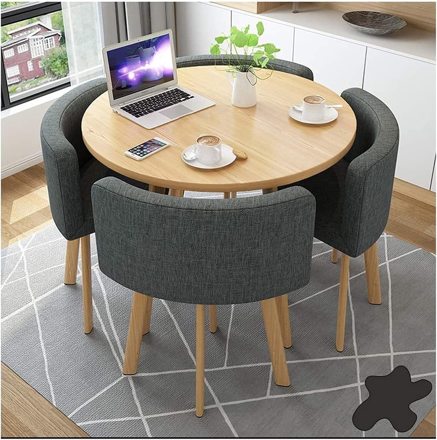 Office Business Hotel Lobby Dining Table Set, Office