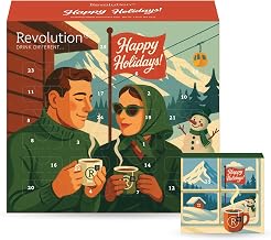 Revolution Tea® Advent Calendar 2025-25 Days of Tea Delight - Sustainable Holiday Gift - Eco-Friendly Packaging - Limited Edition