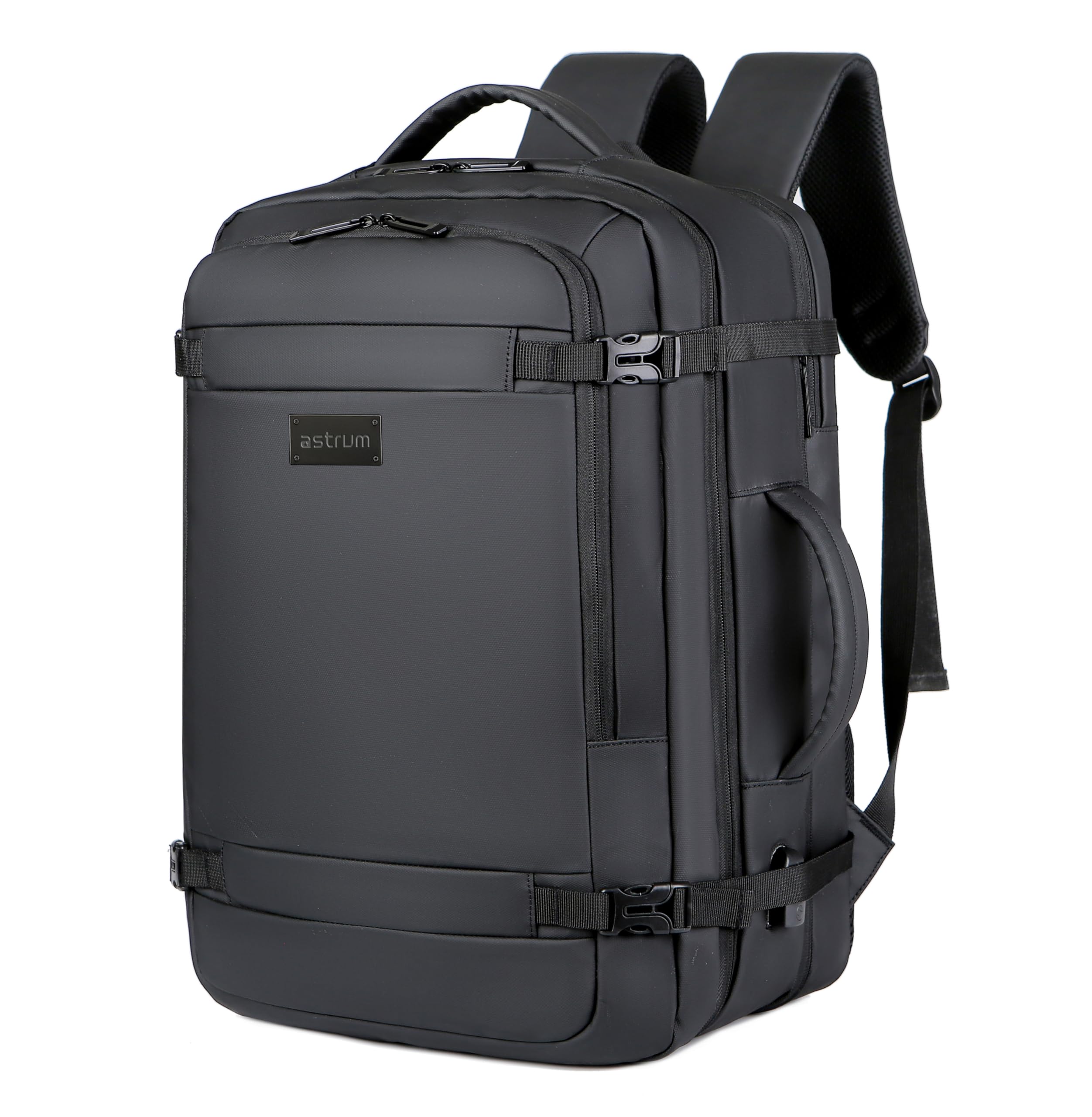 Astrum LB310 Travel Backpack with USB Charging Port, up to 19" Laptop Safe Compartment, PU Water Resistant Material, Large Expandable, Hand Luggage, Easy Portability, Multi-compartments and Pockets-image-24