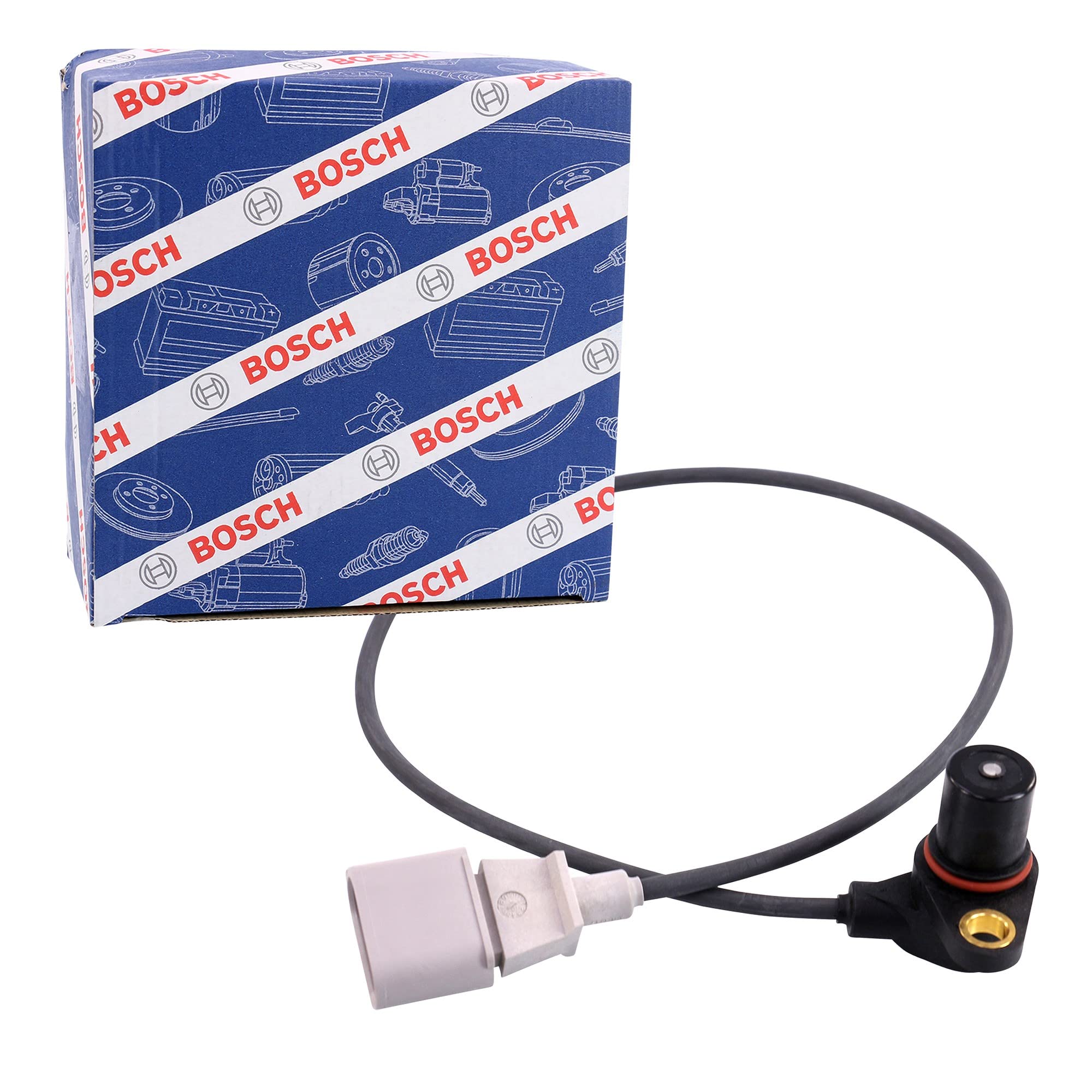 BOSCH 0261210147 Original Equipment Crankshaft Position Sensor - Compatible with Select Audi Allroad, A4, A4 Quattro, A6, A6 Quattro, S4, TT, TT Quattro; Volkswagen Beetle, Golf, Jetta, Passat