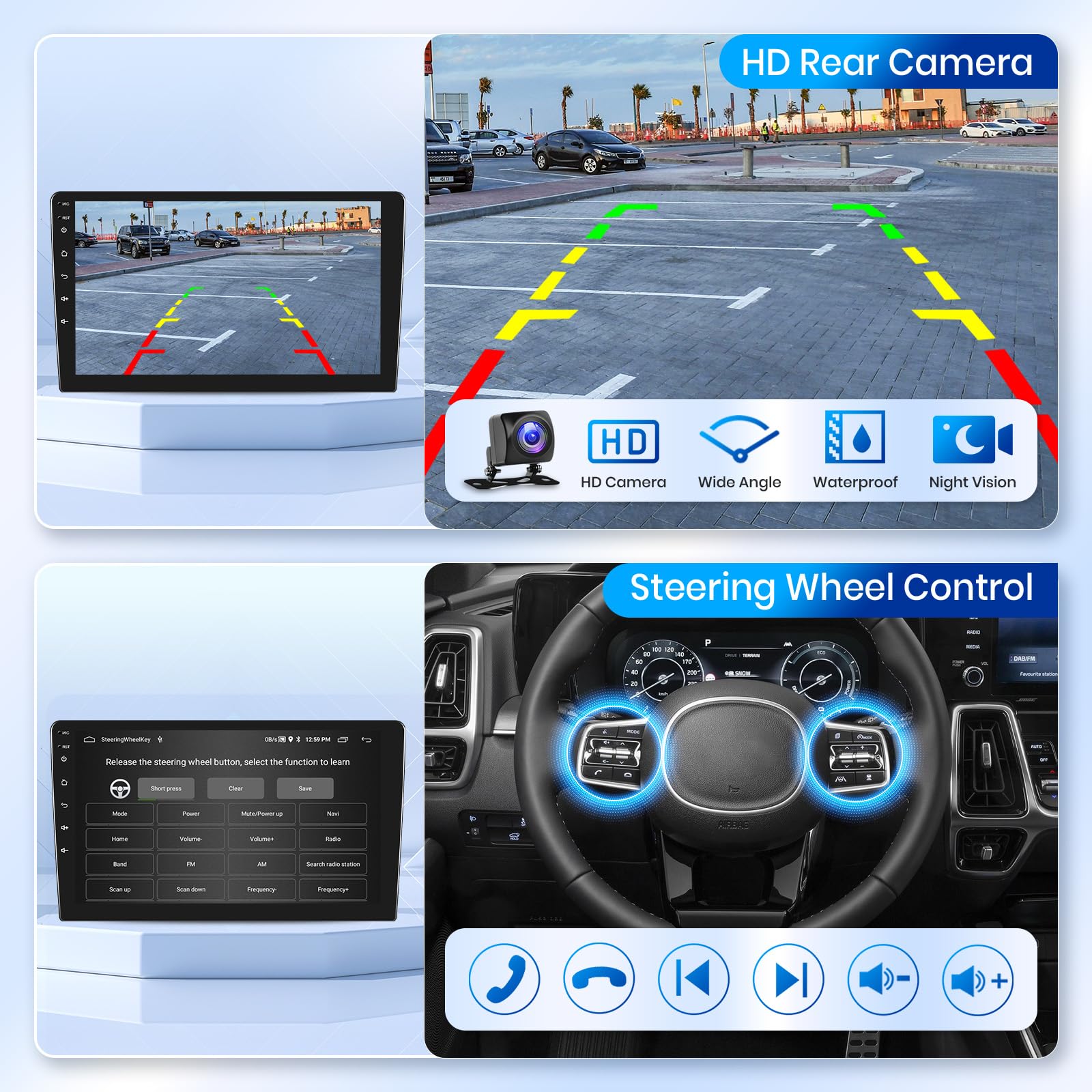 Autoradio Con GPS WiFi Telecamera Autoradio Android 9 Per Citroën C4 2004-2009 - Con Carplay Autoradio Con GPS WiFi Telecamera Autoradio Android 9 Per Citroën C4 2004-2009 - Con Carplay