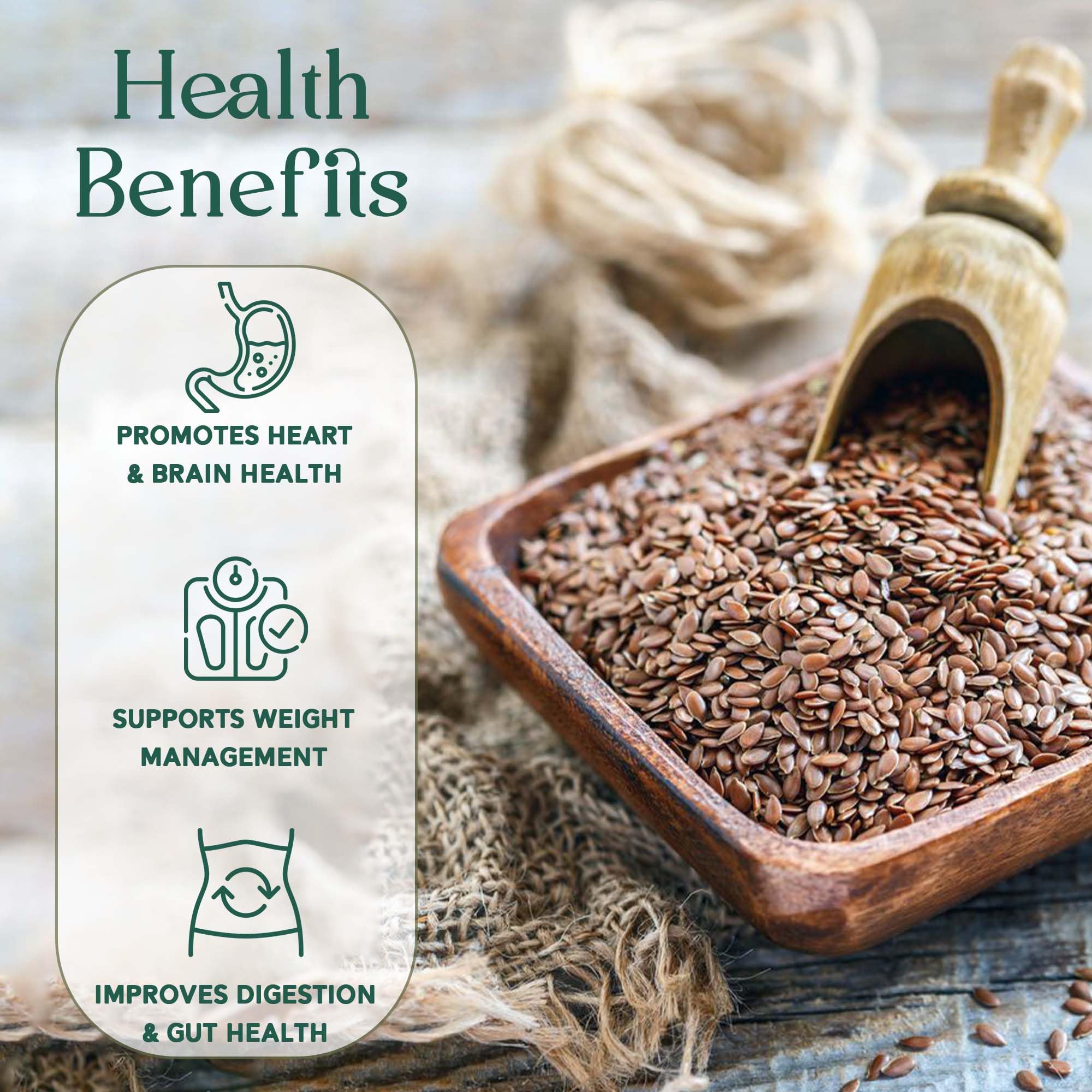 Shine Organic Raw Flax Seeds 1Kg Natural Alsi Seeds for Eating Rich in Plant Protein Iron and Dietary Fibre Healthy Superfood for Smoothies Baking Salads and Daily Meals 2