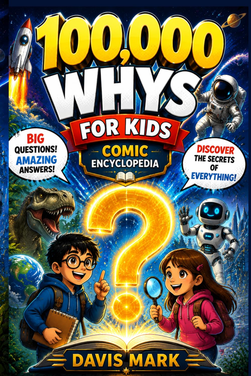 100,000 Whys for Kids: The Ultimate Comic Encyclopedia with Amazing Answers, Fun Facts, STEM Adventures, Science Discoveries, and Educational Explorations for Curious Young Minds
