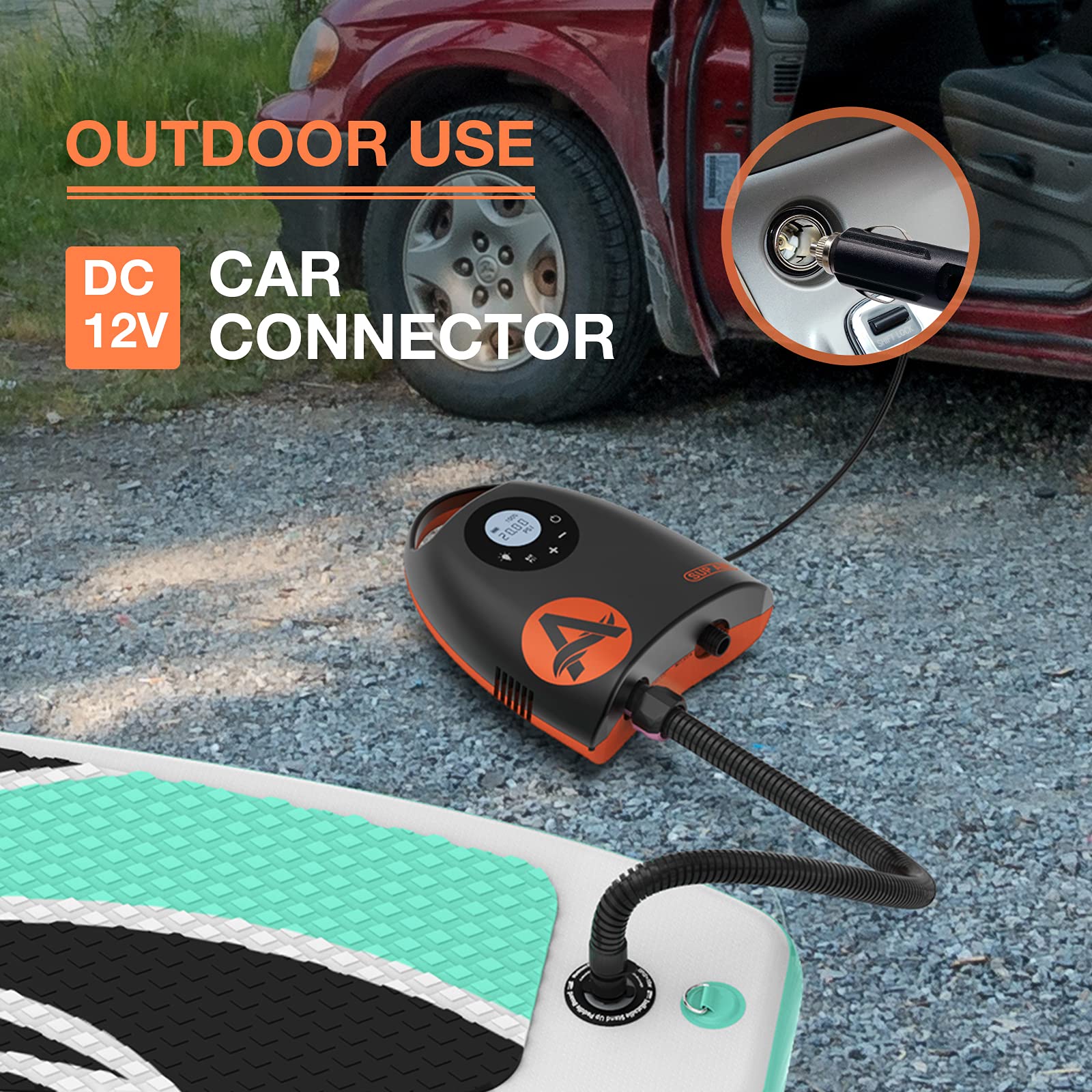 awesafe 20PSI Electric SUP Air Pump for Inflatable Paddle Boards Boat