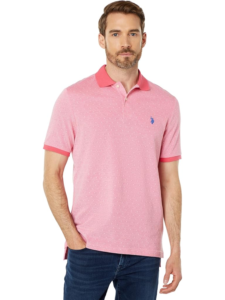 U.S. POLO ASSN. Short Sleeve Mini Birdseye Knit Shirt