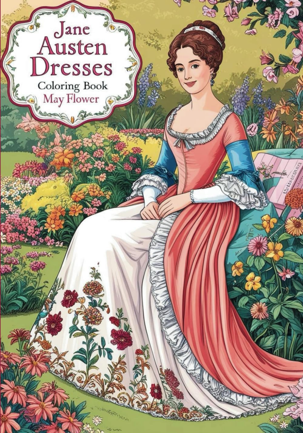 Jane Austen Dresses: 40 Lovely Regency Gowns Inspired by Jane Austen's Novels (May Flower Designs)