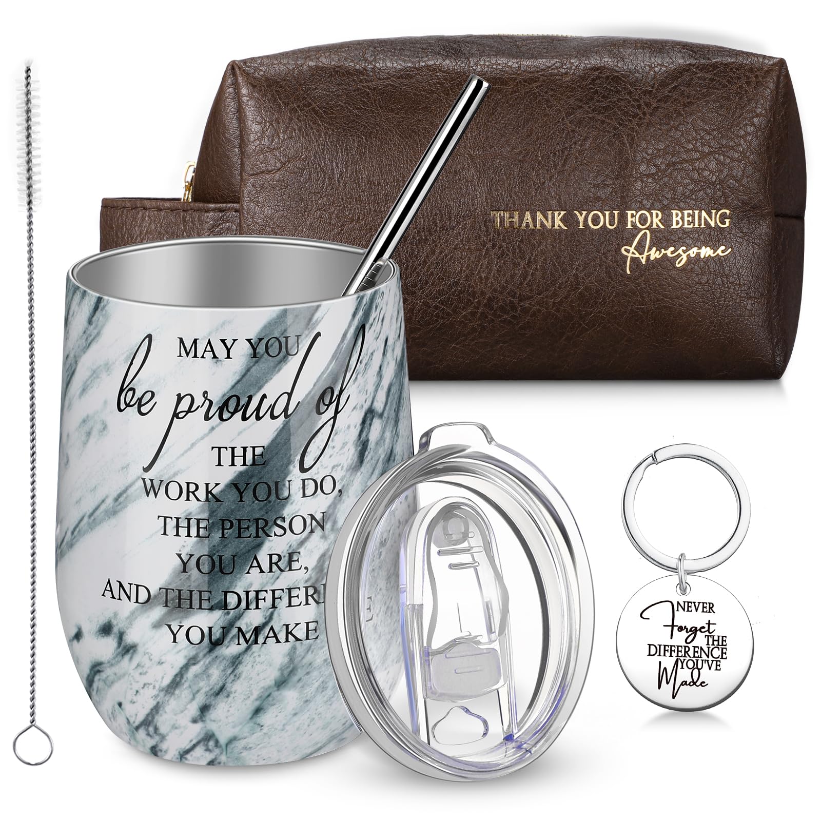 Dandat 3 Pcs Thank You Gift for Men Vet Tech Week Gifts Coworker Gray