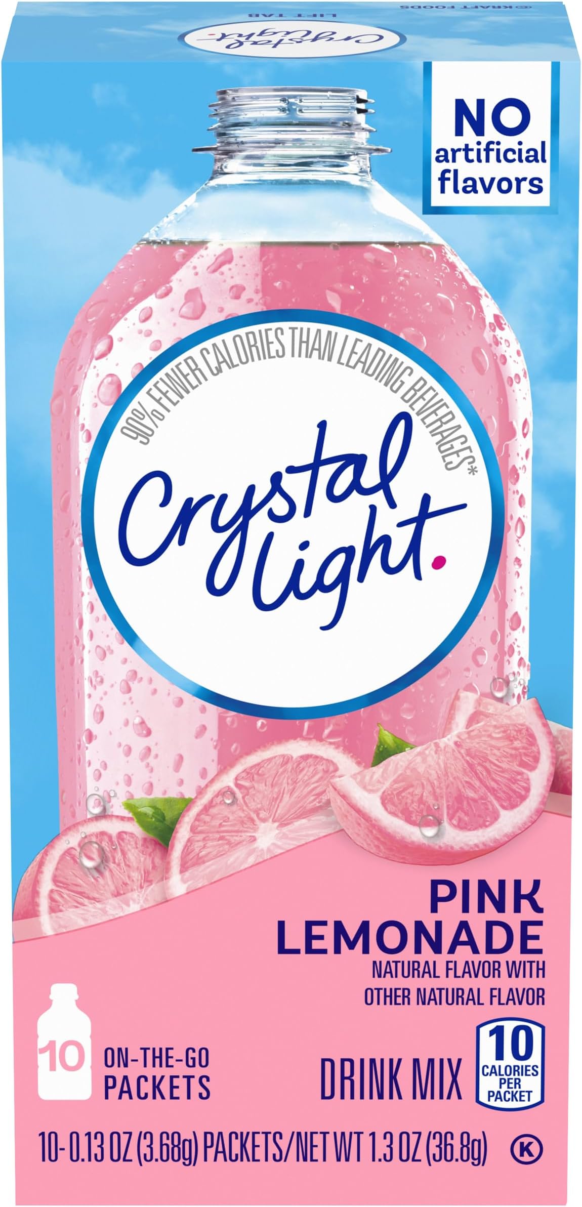 On The Go Pink Lemonade, 10-Packet Box (Pack of 4)