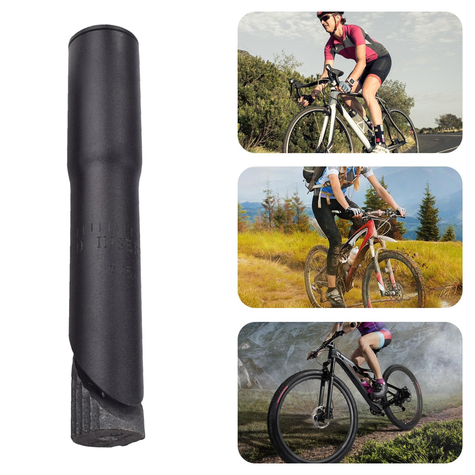 Drfeify Rallonge de tige de guidon de vélo La tige de fourche de vélo