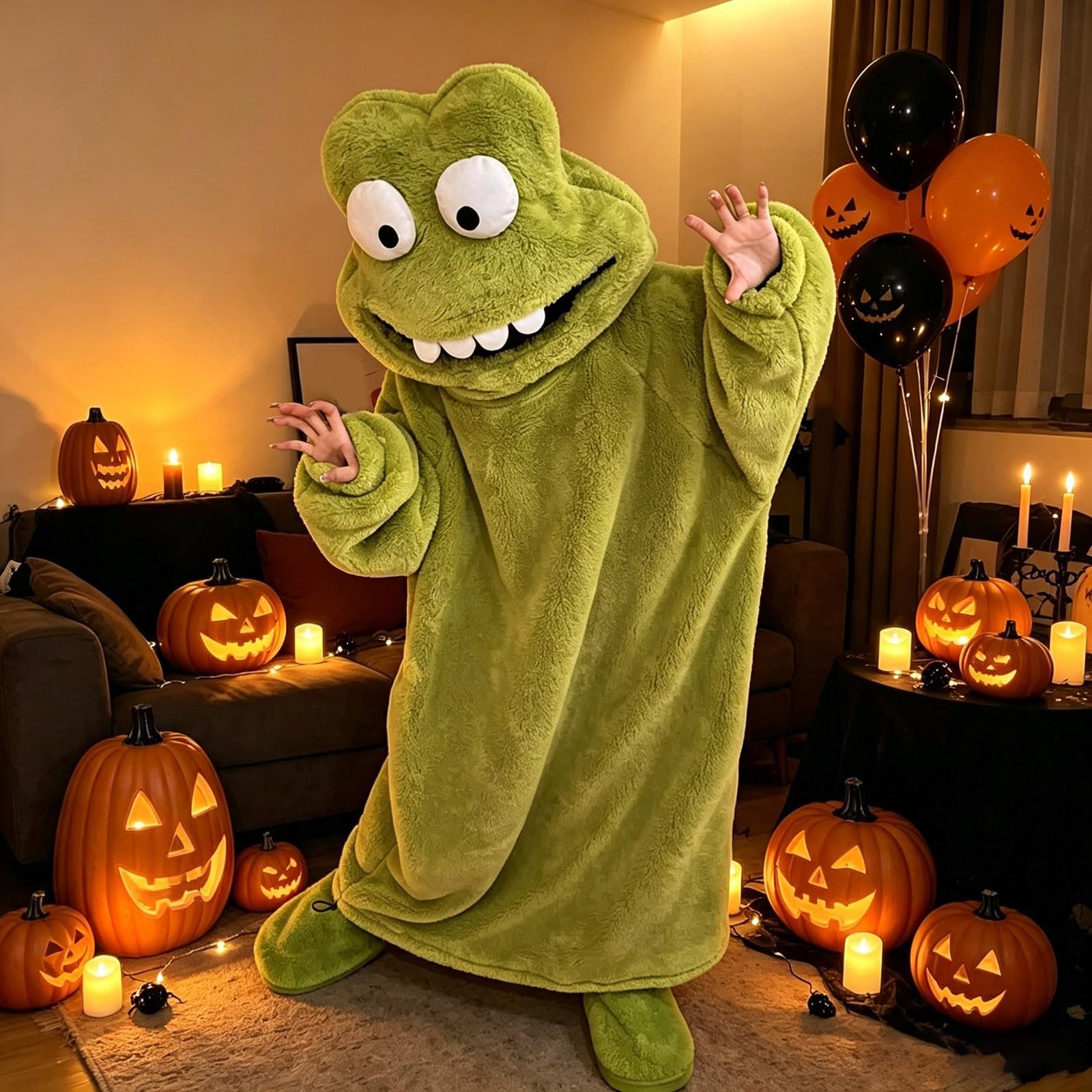 Generisch Lustiges Cartoon-Froschkostüm für -Partys, Cosplay, Unisex, Neuheiten-Kostüm für Erwachsene