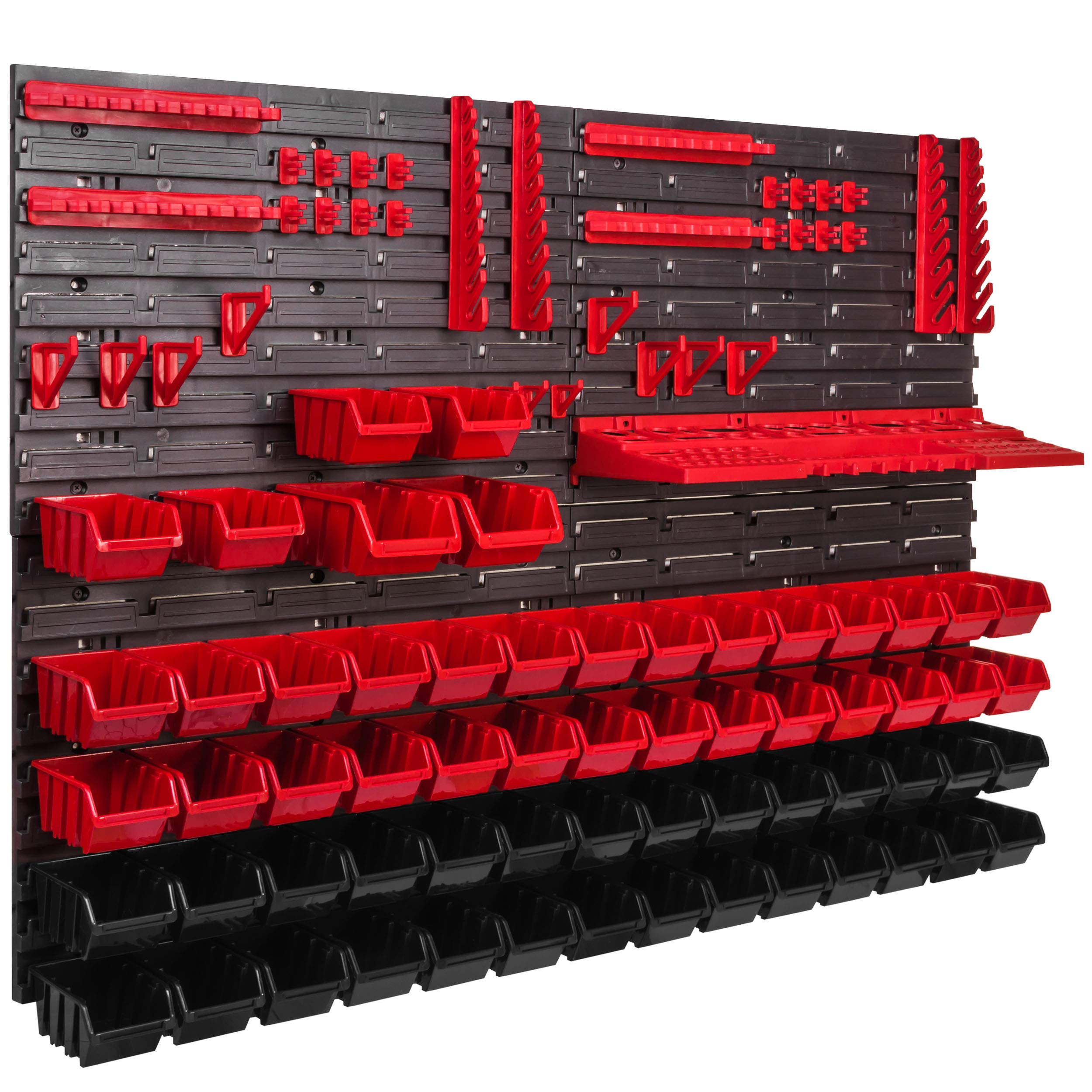 botle Regał warsztatowy 1152 x 780 mm, pudełka do układania w stos, system przechowywania, uchwyty na narzędzia, pojemniki do przechowywania, bardzo mocna płyta ścienna, możliwość rozszerzenia (62