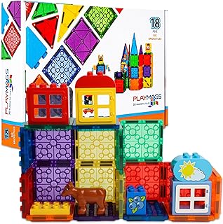 Playmags Piastrelle magnetiche, mattoncini magneti