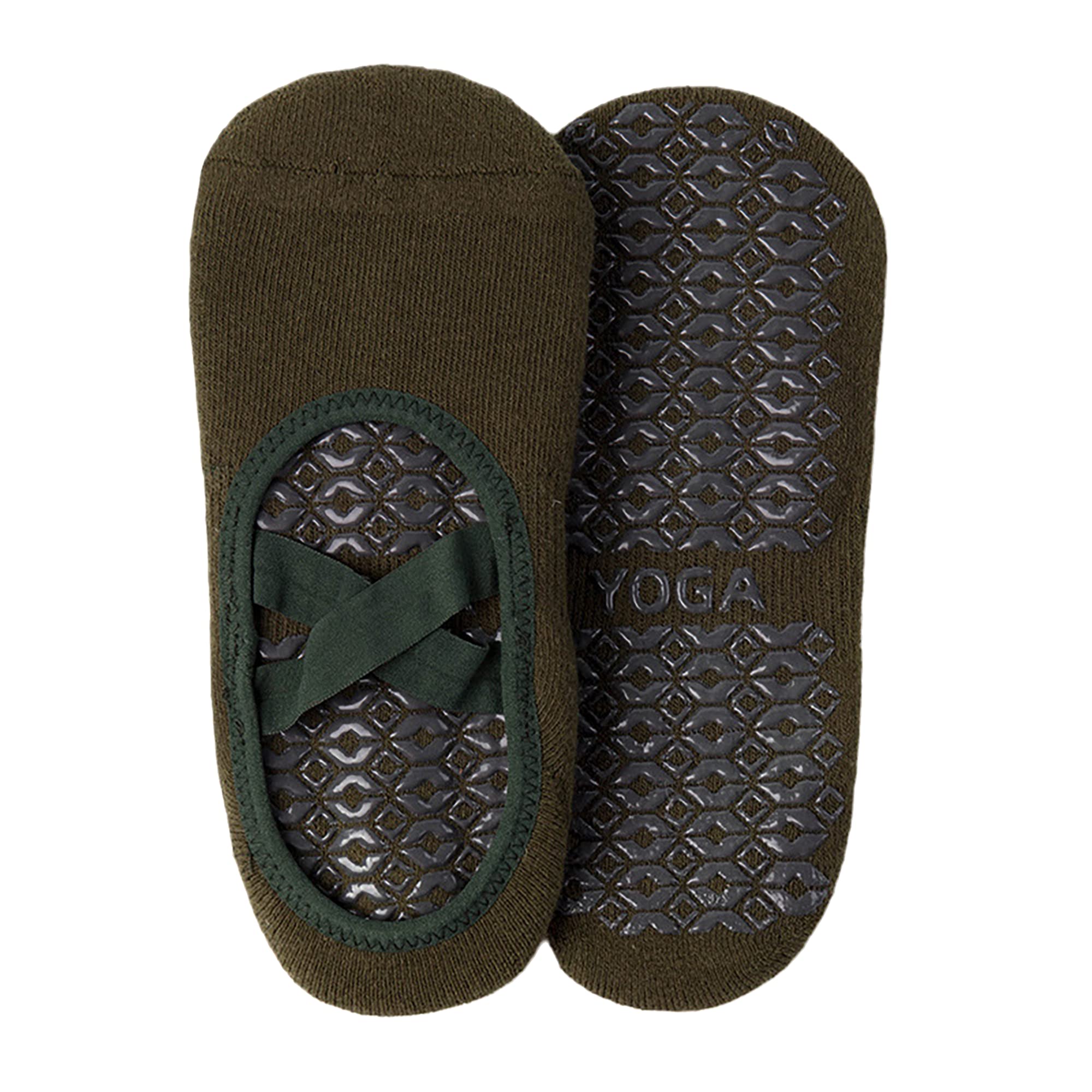 QIUNEEY Yoga short socks Pilates yoga socks Sport Anti-slip socks Women yoga Trainer socks Indoor Yoga Sock (Green+Black)