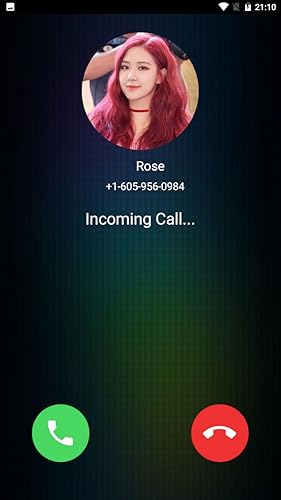 Fake Video Call From Rose BLACKPINK Groupe Prank