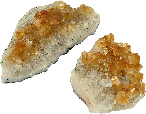 Miniatura 6 de Mineralist Collection Piedras curativas  trozo de citrino amatista de alta energía  Piedras preciosas decorativas de cristal espiritual, trozo