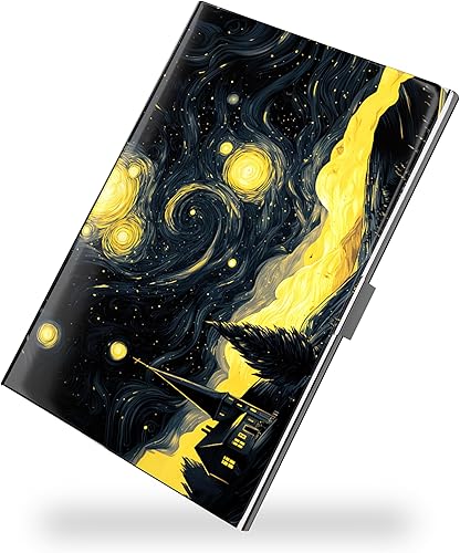 Organizador delgado de metal para tarjetas de presentación, cartera profesional de bolsillo cuadrado de acero inoxidable para trabajadores de