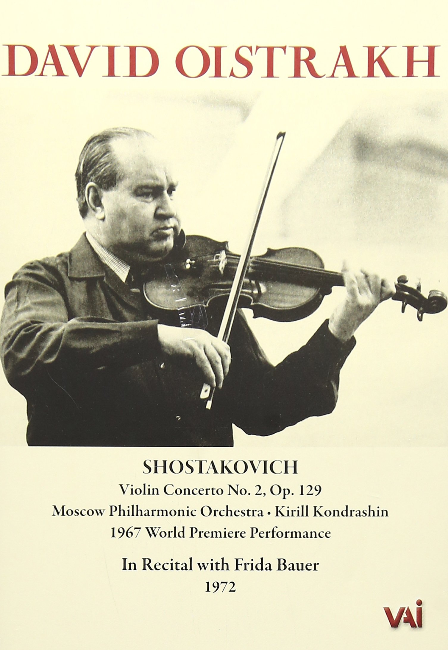David Oistrakh: Shostakovich 1972 [DVD]