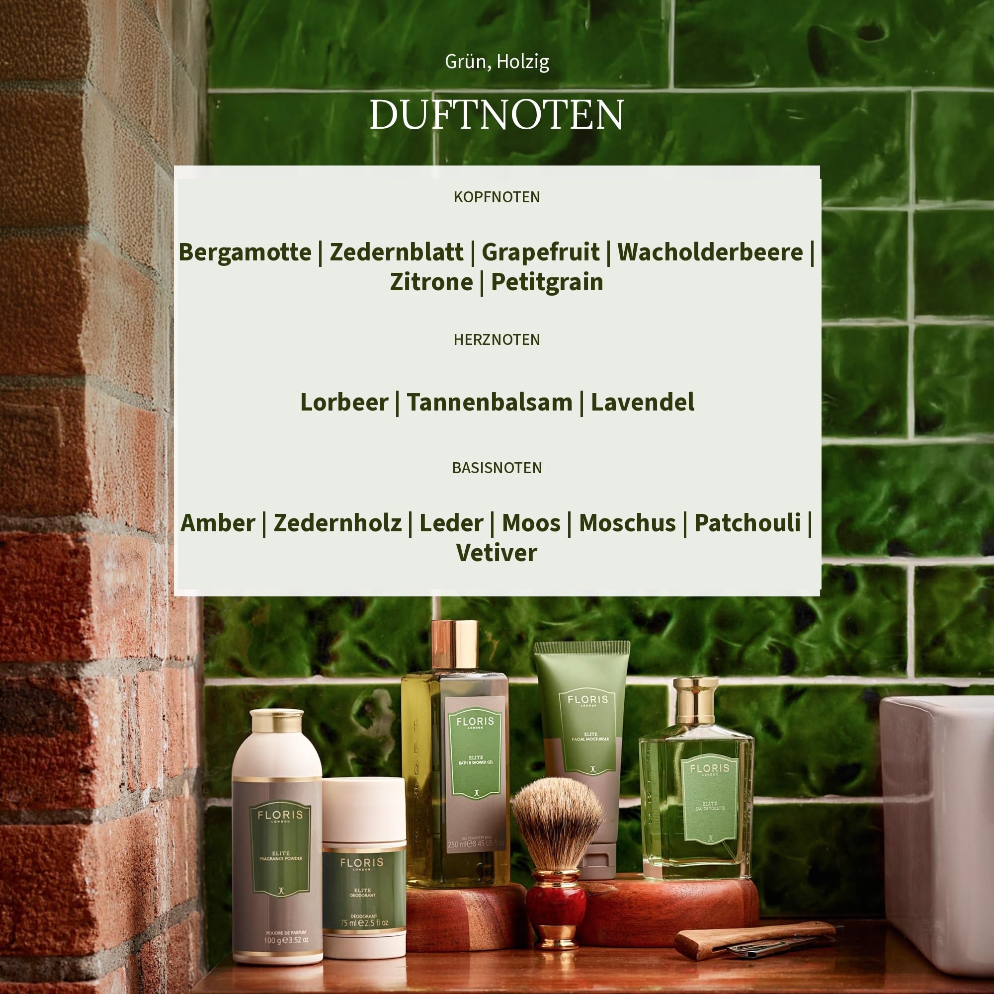 Floris London Elite, Dusch- und Badegel, 250 ml