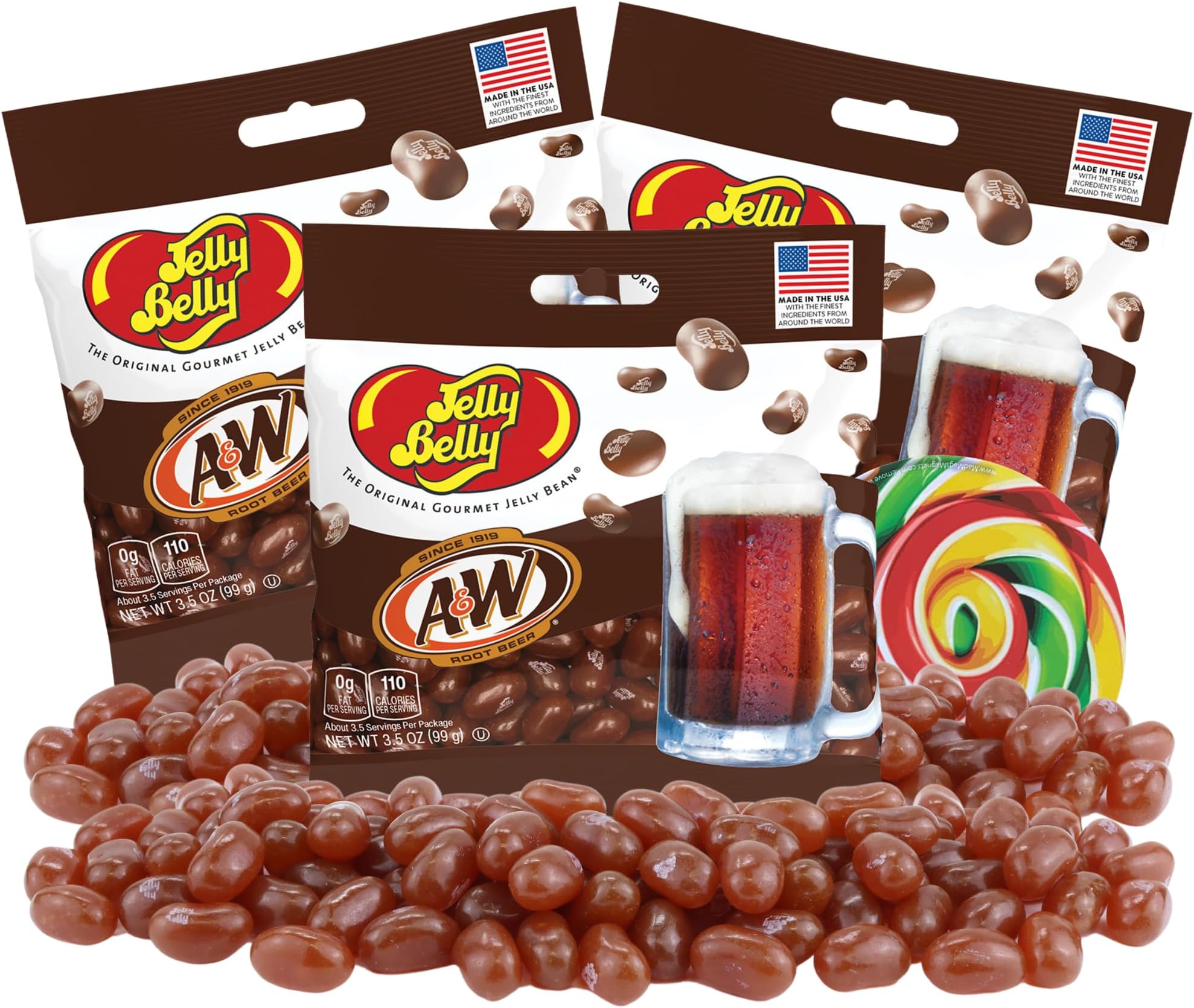 Orange Crush Jelly Beans, Soda Flavored Chewy Candies