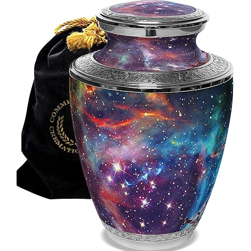 Galaxy Cremation Urn for Ashes Adult Male - Beautifully Handcrafted Urns & Personalized Cremation Urn for Ashes for Women